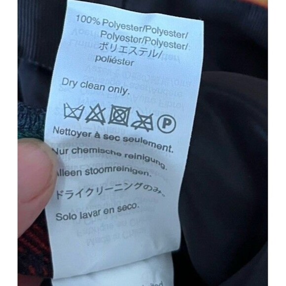 J Crew Red Green Holiday Lattice Print Wool Blend Pencil Skirt Size 6 - Picture 7 of 9